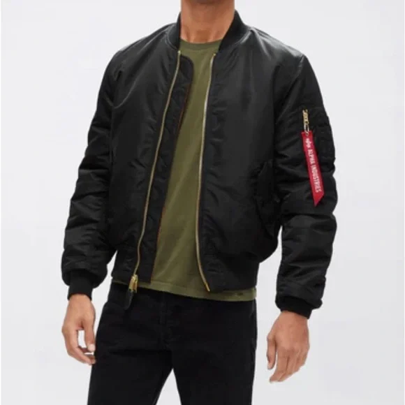 ※美品※ MA-1 【ALPHA INDUSTRIES】Lsize Rare Alpha Industries MA-1 Flight Bomber Jacket Size Reg